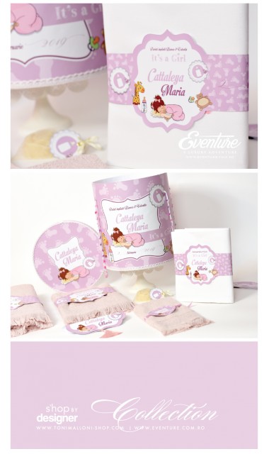 Trusou de botez brodat pentru fetite, Fetita cu chibrituri 2